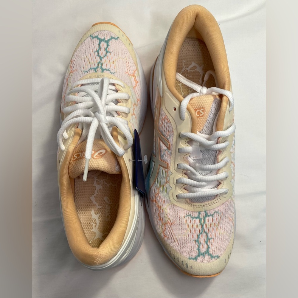 NIB ASICS Gel Kayano 24 Lite Show  white/apricot ice sz 8 NWT - Picture 11 of 16
